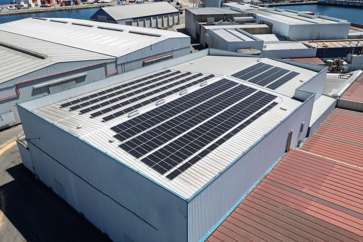 Instalación solar industrial